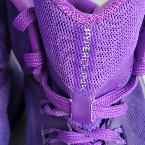 Nike Hyperdunk Men Size 7.5 High Top Basketball Shoes Sneakers Purple 653483-505 - Picture 4 of 12
